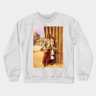 “Buffalo Coat” by Charles Russell Crewneck Sweatshirt